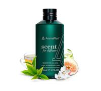 Aromaplan Hotel Scents White Tea & Fig 5 Fl Oz (148ml), Home Luxury Aroma & Hotel Fragrance Diffuser Oil- Hotel Diffuser Oil for Aromatherapy- USA Made, Bigger Bottle, Bolder Aroma & Longer Lasting