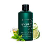 AromaPlan Hotel Scents White Tea & Thyme 5 Fl Oz (148ml), Home Luxury Aroma & Hotel Fragrance Diffuser Oil- Hotel Diffuser Oil for Aromatherapy- USA Made, Bigger Bottle, Bolder Aroma & Longer Lasting