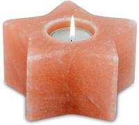 Aromasenses. - Himalayan Salt Candle Holder 700 gr-1 kg (Star)