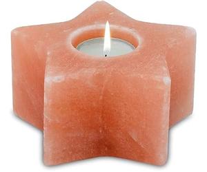 Aromasenses. - Himalayan Salt Candle Holder 700 gr-1 kg (Star)