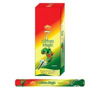 AROMASENSES Incense 7 African Magic Sac .- 1 Box of 6 Packs Hexagonal with 20 Sticks Each