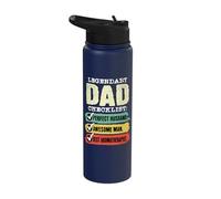 Aromatherapist Dad Stainless Steel Insulated Water Bottle