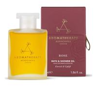 Aromatherapy Associates Bath & Shower Oil, 55ml, Rose - Warm Damask Rose, Known to Be A Natural Anti-Depressant, Combined with Pure Essential Oils of