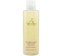 Aromatherapy Associates De-Stress Mind Body Wash 250ml - Moisture Retention, Daily Exfoliation, Balance The Microbiome, Probiotics, Squalane, AHAs, Natural Scent Frankincense, Petitgrain & Camomile
