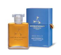 Aromatherapy Associates Bath and Shower Oil, Luxury Spa, Natural Bath, Bath Oil, Vegan, Cruelty Free, Environment Friendly (Deep Relax Bath and Shower Oil 55ml)
