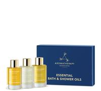 Aromatherapy Associates Gift Sets, Essential Bath & Shower Oil Gift Collection - 2X 9ml of Deep Relax, De-Stress Mind and...