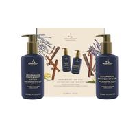 Aromatherapy Associates Washroom Collection - Replenishing Hand and Body Wash, Lotion, Shampoo, Conditioner 300ml - Enriched With Essential Oils (Replenishing Body Wash & Lotion Kit)