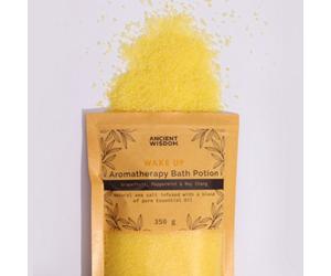 Aromatherapy Bath Potion In Kraft Bag Wake Up