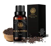 Aromatherapy Black Pepper Essential Oil for Diffuser, 30ml Therapeutic Grade Black Pepper Essential Oil Fragrance for Humidifier, 100% Pure Black Pepper Essential Oil, 1oz Essential Oil Black Pepper