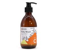 Aromatherapy Body Wash with Vitamin C - Refreshing Orange & Lemon | Premium 300ml Vitamin C Enriched Citrus Body Wash | Deep Cleansing, Hydrating & Nourishing Essential Oil Body Wash for Radiant Skin