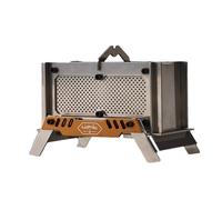 Aromatherapy Burner Stainless Steel Small Charcoal Stove Outdoor Firewood Desktop Bonfire for Home Bedroom