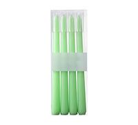 Aromatherapy Candles Classic Red And White Candles Diy Power Failure Emergency Long Rod Candlelight Dinner Atmosphere Layout Props Foreign Trade Decorative (Green, One Size)
