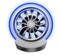 Aromatherapy Car Diffuser: Long Lasting Fragrance Car, Automotive Aromatherapy Diffuser | Rotating Wind Hot Wheel Colorful Light Color Car Ornaments, Diff