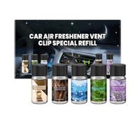Aromatherapy Car Fresheners, Long Lasting Scent Diffuser Set, Hanging Fragrance with Natural Oil Blend, Interior Auto Accessory, Closet Deodorizer with Elegant Pendant Style, Air Care for Women Family