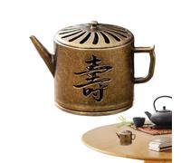 Aromatherapy Censer - Elegant Oil Burner, Resin Incense Stove | Portable Dirt Tray, Handmade for Bedroom Temple Gift Zen Meditation Wellness