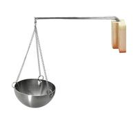 Aromatherapy Cup: Stainless Steel Sauna Bowl, Hanging Chain Holder, Oil Diffuser, Durable Spa Accessory | Aromatherapy Holder For Relaxation