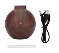 Aromatherapy Diffuser, 130ml USB Mini Aroma, Essential Oil Diffuser Office Desktop Humidifier, Humidifier with 7 Colors Light, Cool Mist Humidifier for Office, Home(coffee)