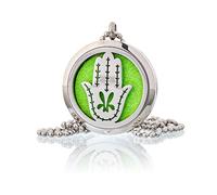 Aromatherapy Diffuser Necklace - Hand of Fatima 30mm