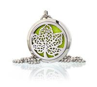 Aromatherapy Diffuser Necklace - Leaf 30mm