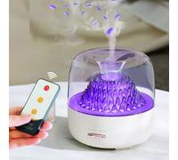 Aromatherapy Diffuser, Ultrasonic Cold Mist Humidifier with Remote Control, 200ml Household Air Humidifier with 7-Color LED Night Light, Suitable for Bedroom, Yoga, Hotel & Spa Relaxation