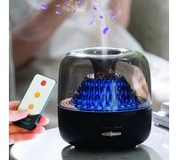 Aromatherapy Diffuser, Ultrasonic Cold Mist Humidifier with Remote Control, 200ml Household Air Humidifier with 7-Color LED Night Light, Suitable for Bedroom, Yoga, Hotel & Spa Relaxation