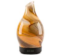 Aromatherapy Electric Essential Oil Diffuser - 150ml Glass Fragrance Oil Diffuser for Home Electric Ultrasonic Scented Diffuser with Auto Off/4 Timer/7 LED Night Lights for Office Yoga, Home Decor