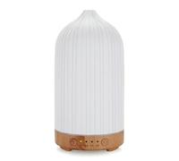 Aromatherapy Essential Oil Diffuser, 200ml Quiet Aroma Mist Humidifier with Auto Shut Off, Below 36dB for Bedroom, 4 Timer Modes, 7 LED Night Lights, BPA-Free for Home Office Yoga (White)