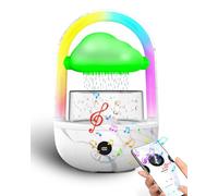 Aromatherapy Essential Oil Diffuser Rainbow Rain Cloud Humidifier Water Drip Mushroom Diffuser with Running Lights Rain Sounds for Sleeping-Aromatherapy Fountain&Night Light (Rain Cloud)