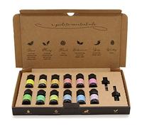 Aromatherapy Essential Oil Set - Starter Pack Includes 12X5ml Oils and 2Xdroppers