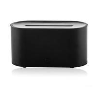 Aromatherapy for FLAME for FIRE Diffuser, 7 Color LED Light, Remote Control, for ULTRA quiet Operation (Black)