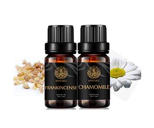Aromatherapy Frankincense Essential Oil Set for Diffuser,2X10ml Chamomile Essential Oils for Humidifier-Chamomile,Frankincense Essential Oils Set,Aromatherapy Chamomile Oil,Frankincense Oil
