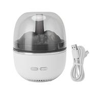 Aromatherapy Humidifier Ultrasonic, Essential Oil Diffuser Humidifier, 260ML Mini Humidifier with Colorful Light, One Button Adjustment for Yoga Sleep Office Home, White ABS