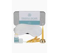 Aromatherapy Meditation Candle & Balm Gift Set with Silk Eye Mask Scentered Multi One Size