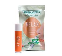 Aromatherapy Nasal Inhaler [Made in Swiss] Organic Essential Oils Set Diffuser for Sleep, Stress, Anxiety and Others [ Portable Aromatherapy Stick] (Relax)