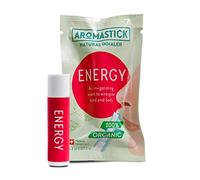 Aromatherapy Nasal Inhaler [Made in Swiss] Organic Essential Oils Set Diffuser for Sleep, Stress, Anxiety and Others [ Portable Aromatherapy Stick] (Energy)