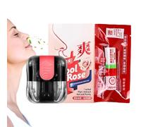 Aromatherapy Nasal Inhaler | Nose Clip Design Portable Inhaler Box - Stimulating Scent, and Energy Vapors Nasal for Nausea, Travel, Car Sick, Headaches, Stuffy Nose