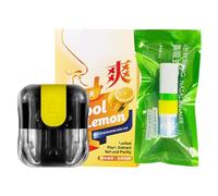 Aromatherapy Nasal Stick, Headache Nausea Relief, 20g, Portable Nose Clip Inhaler, Stimulating Scent Stick, Energy Vapor Inhaler, for Travel Car Use Daily Situation