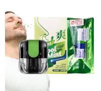 Aromatherapy Nose Pen, Portable Inhalation Box in Nose Clip Design, Hands-Free Diffuser Sniffer, Energy Vapors Stick - Stimulating Aromatherapy Fragrance, Nose Inhaler Provides a Fresh, Fresh
