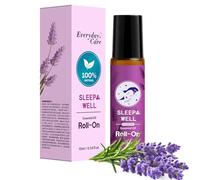 Aromatherapy Oil Roller Ball with Lavender, Calming Essential Oils for Sleep and Relaxation, 100% Pure Natural Calming Oil, Stress Relief Roll-on, Anxiety Relief, Relaxation Gift for Women