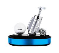 Aromatherapy Ornament For Car - Seat Holder With Air Diffuser Rotating For Golf Ball Metal Silver Black Blue Gold Decoration For Perfume Removal | Autom Elimination