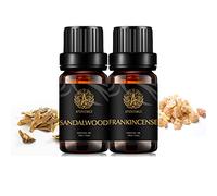 Aromatherapy Sandalwood Essential Oils Frankincense Set, Sandalwood Scented Oils Frankincense Set, 2x10ml Frankincense Essential Oils Sandalwood Fragrance Kit for Diffuser