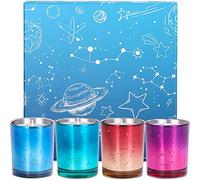 Aromatherapy Scented Candle Set, Candles for Home Scented 4x3.5oz Soy Wax Constellations Candles Gift for Women 120 Hours Travel & Home Jar Candles with Essential Oils for Bath, Stress Relief