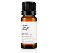 AromaTherapy Shed Organic Indonesian Patchouli Essential Oil 10ml | 100% Pure, Steam Distilled | GC Analysed Every Batch | for Diffusers, Massage & Skincare | Pogostemon cablin