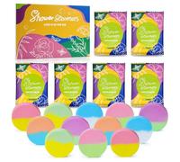 Aromatherapy Shower Steamers 12 Pack with Essential Oils - Relaxation Birthday Gift Set for Women, Stress Relief Self Care Shower Bombs for Better Sleep, Home Spa for Her, Wife, Girlfriend