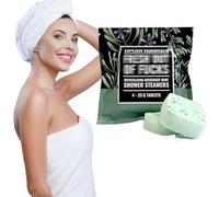 Aromatherapy Shower Steamers, Shower Steamer Gift Set, Aromatherapy Shower Tablets Shower Bombs, Self-Care and Stress Relief, Christmas Birthday Relaxation Gifts for Her and Moms (Mint)