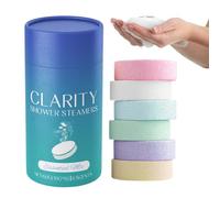 Aromatherapy Shower Tablets, 6Pcs Shower Relief Tablets, Plant Extracts Gentle Bathing Tablet, Full Body Cleaning Tablet, Showers Bombs Aromatherapy, Gift for Friend