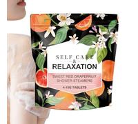 Aromatherapy Shower Tablets | Sweet Red Grapefruit Home Refreshing Shower to Relax and Relieve Stress Long-Lasting Aromatherapy Tablets, Aromatherapy Spa Relaxation and Self-Care Set | ChristmasGifts