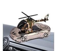 Aromatherapy Solar Powered Purifier, 5ml Compact Rotating Air Freshener for Vehicles, ABS Material Car Perfume with Oil, Dashboard Fragrance Dispenser, Long Lasting 5.31 x 2.55inch