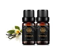 Aromatherapy Vanilla Essential Oil Set, Aromatherapy Vanilla Scent Essential Oils Set for Diffuser, Vanilla Aromatherapy Essential Oils Fragrance Kit for Home - 2x10ml