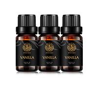 Aromatherapy Vanilla Essential Oil Set, Aromatherapy Vanilla Scent Essential Oils Set for Diffuser, Vanilla Aromatherapy Essential Oils Fragrance Kit for Home - 3x10ml